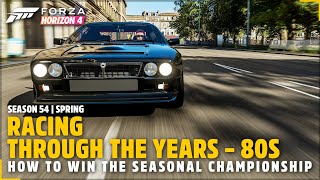 How to win RACING THROUGH THE YEARS - 80S | with tune | Season 54 Spring | Forza Horizon 4 screenshot 1