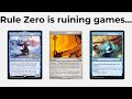 The problem with rule zero in commander  commander philosophy  deck driver mtg