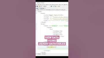 DATATABLES JS #shorts #programmer #programmer #mysql #php #datatables