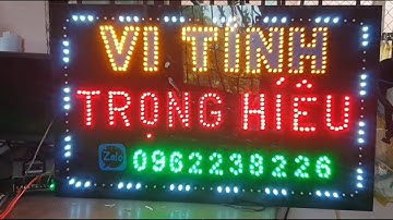 Hướng dẫn tự làm biển quảng cáo led đẹp