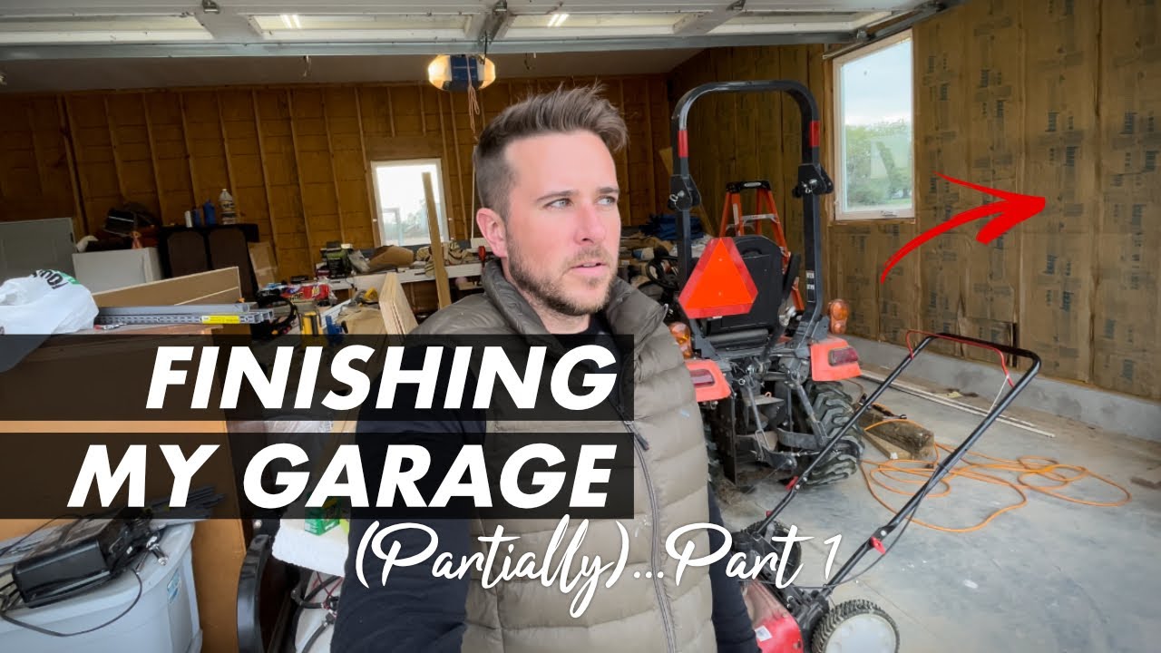 Garage Makeover...ish - Finishing My Garage Part 1 - YouTube