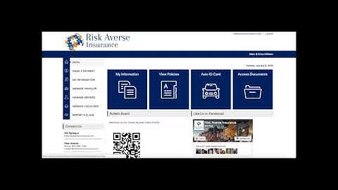 Risk Averse Insurance Client Portal - Personal Insurance