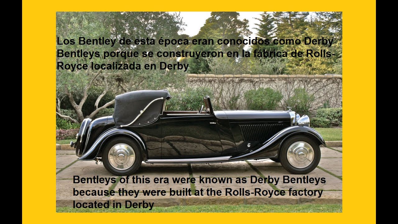Bentley 3½ Liter Three Position Dropped Coupe – 1934  autos