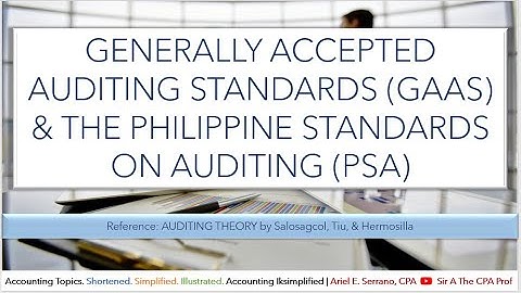 Generally Accepted Auditing Standards & Phil. Standards on Auditing | Hermosilla, Tiu, Salosagcol
