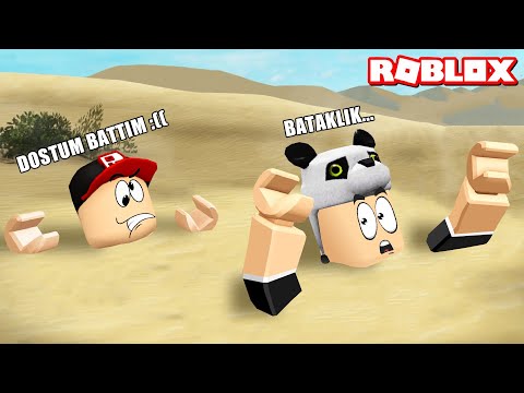 Bataklığa Düştük !! - Panda ile Roblox Quicksand