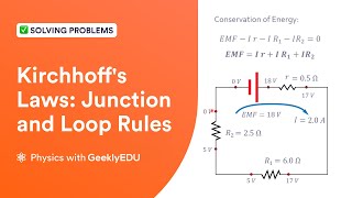 Kirchhoff's Laws | Junction and Loop Rules