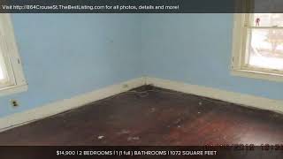 864 Crouse St, Akron, OH Presented by Barry Shaffer.