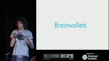 The Eleventh HOPE (2016): "Stealing Bitcoin with Math"