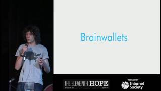 The Eleventh HOPE (2016): Stealing Bitcoin with Math