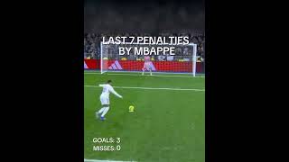 Last 7 Penalties By Mbappe #football #shorts 