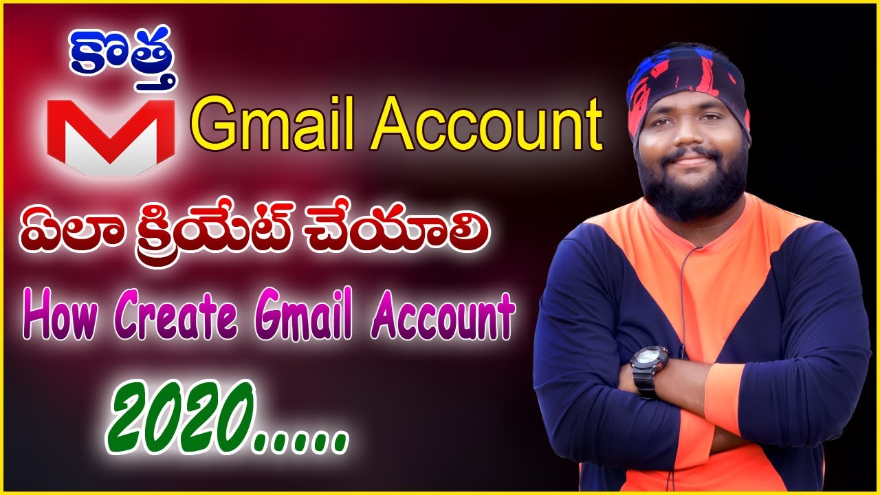 how to create gmail account in Telugu 2020 