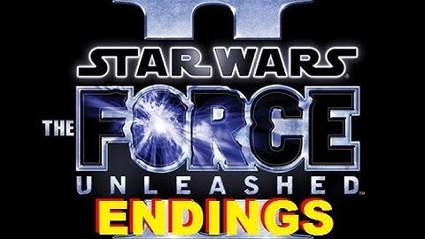 Star Wars: The Force Unleashed 2 Dark Side & Light Side Endings