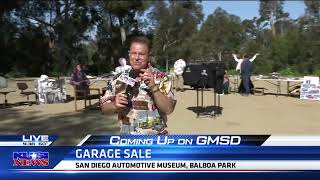 KUSI Mark Mathis at the SD Auto Museum Garage Sale