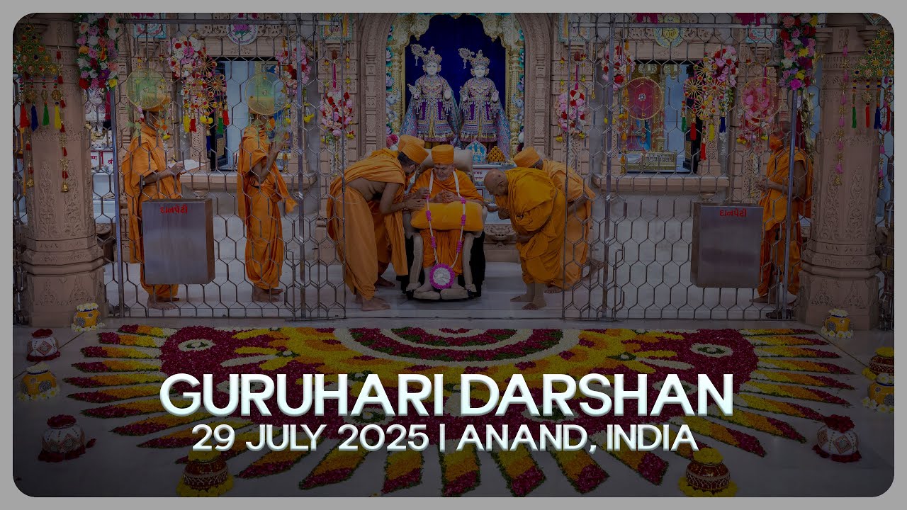 Guruhari Darshan, 29 Jul 2025, Anand, India