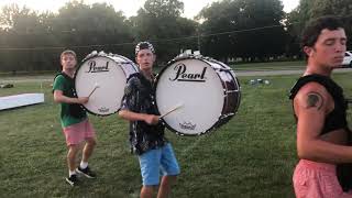 Spartans 2019 Drumline - On Field Battery Cam