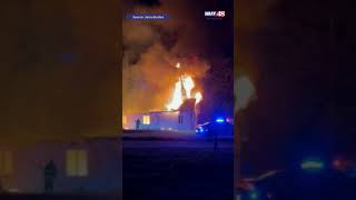 Fire engulfs Colbert County church