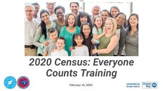 2020 Census: Everyone Counts Training