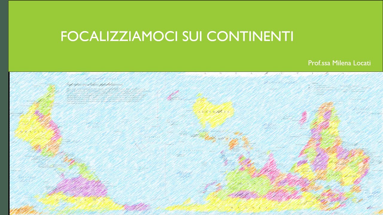 I continenti: come si sono formati? Quanti sono? Come si rappresentano