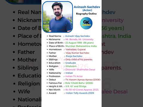 🎬Avinash Sachdev (Actor)