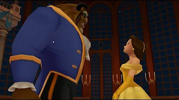 Kingdom Hearts 2 HD Final Mix MOVIE (Disney's Beauty and The Beast) 60FPS 1080P