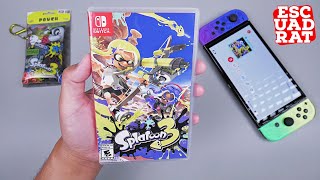 Русский игровой процесс Splatoon 3 — Nintendo Switch OLED Splatoon 3 Edition (распаковка игры)