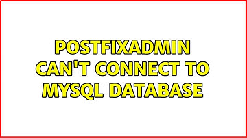 Postfixadmin can