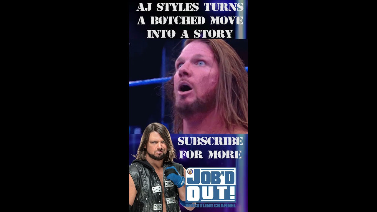 AJ STYLES turned a BOTCHED flying forearm into a WEEKEND LONG STORY