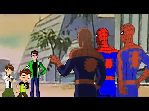 Ben 10, Ben 10 Reboot and Ben 10 A.F vs Spider-Man, Ultimate Spider-Man and Spider-Man 1967