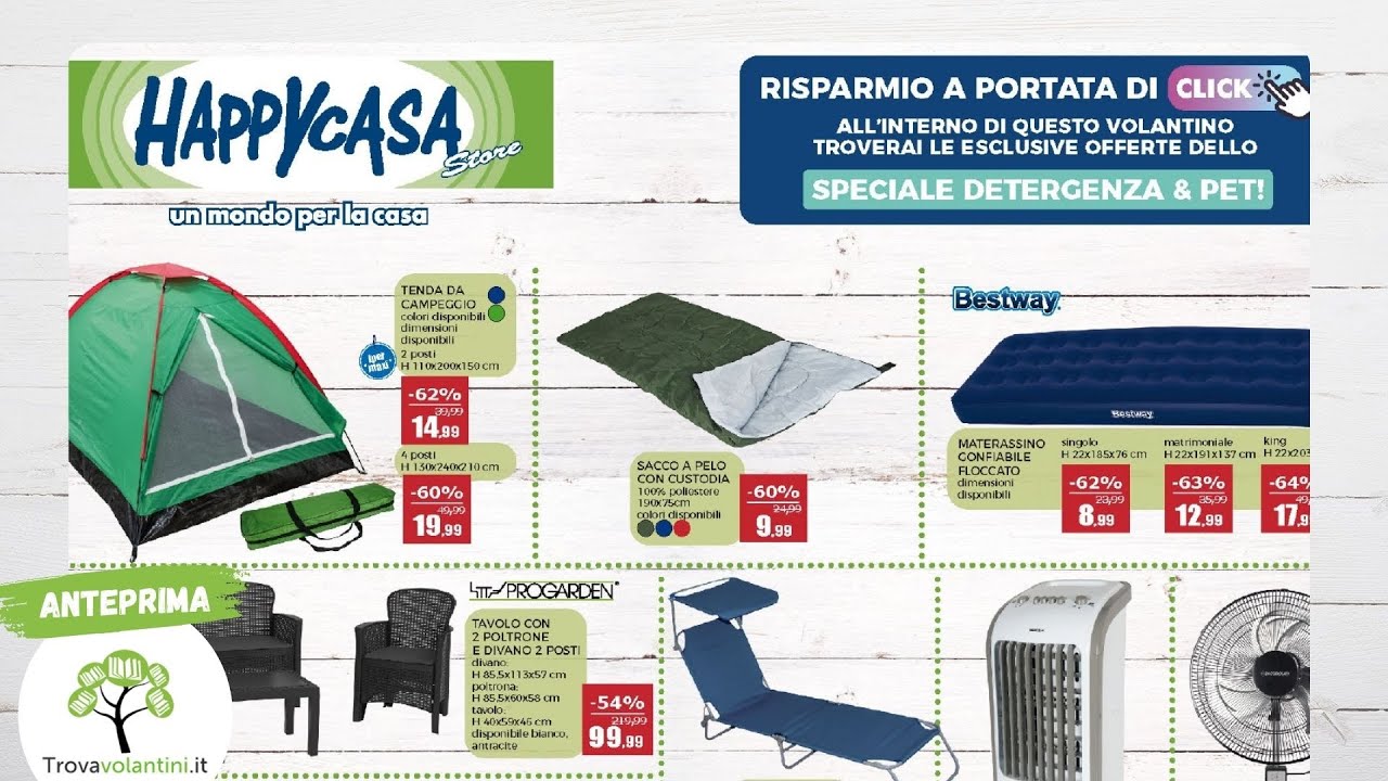 VOLANTINO HAPPY CASA dal 6 al 20 agosto 2025 #anteprima
