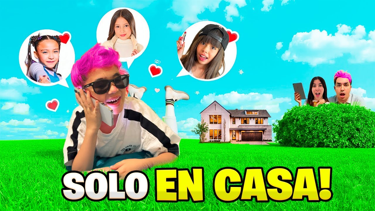 JUNIC SOLO EN CASA por 24 HORAS! ¿QUÉ HIZO?