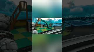 Slides of fun #pragmata #diana #ps5 #playing #fun #slide #shorts #gaming #robot #kidslearning