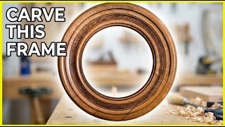 Woodturning a Picture Frame on a Lathe - 4-Ways Collaboration by Mike Peace