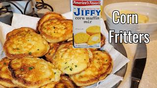 How to make Corn Fritters using Jiffy Corn Muffin Mix