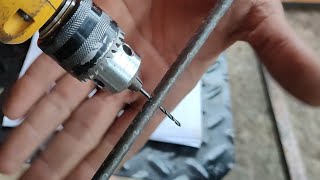 TIPS mudah melubangi shaft speargun ,  how to drill speargun shaft