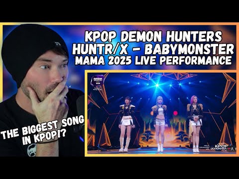 Metal Vocalist Reacts Kpop Demon Hunters HUNTR X Feat BABYMONSTER MAMA 2025 Live Performance
