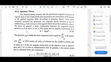 Lecture 13: Quantum theory of paramagnetism