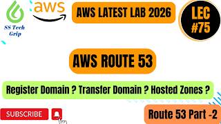 AWS Route 53 Tutorial Part 2 | Domain Registration, Domain Transfer & Hosted Zones