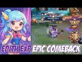 GAMEPLAY KERAS SOLO RANK EPIC COMEBACK TOP EDITH EXP LANE - Mobile Legends Indonesia