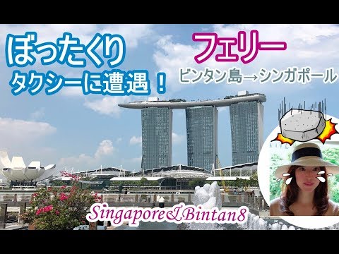 【シンガポールとビンタン島2018　vol.8】フェリーとぼったくりタクシー！！Singaporeで気をつけて！〔#36〕