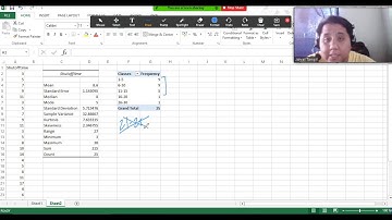 The Frequency Distribution Table in Microsoft Excel 2013 using the Pivot Table