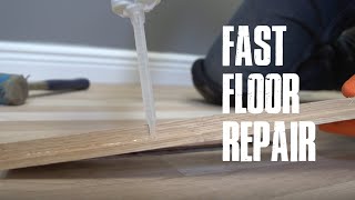 Wood Floor Repair Made Easy With Norton, Glue Injection Repair Hardwood Floors
