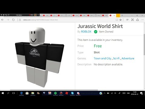 Jurassic World Shirt Roblox