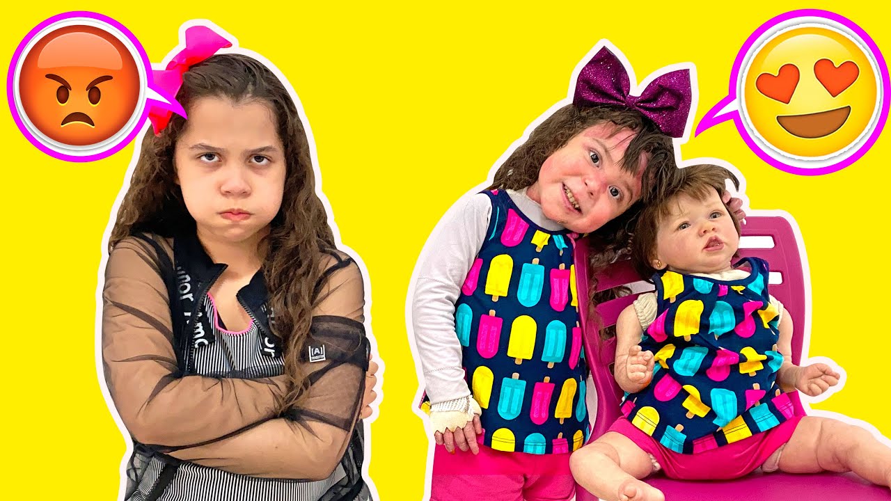 SARAH e ELOAH em uma HISTÓRIA ENGRAÇADA de uma NOVA IRMÃ GÊMEA