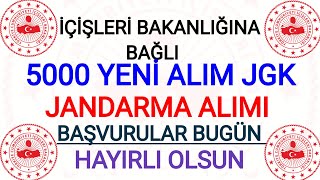 Yeni̇ 5 Bi̇n Alimi̇çi̇şleri̇ Bakanliğina Bağli Jandarma Uzman Erbaş Alimi Başvurusu Nasil Yapilir Li̇nki̇