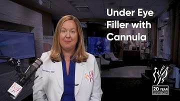 Under Eye Filler with Cannula (Tear Trough Fillers Dark Circles)