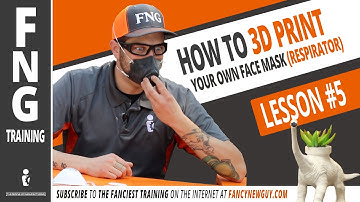 How to 3D PRINT YOUR OWN FACE MASK - Respirator - FNG Training: Lesson 5 | with Host Greg Serio