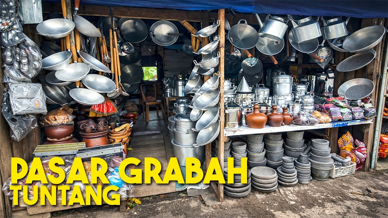 Wisata Belanja Unik di Pasar Grabah Tuntang Semarang, Pusat Peralatan Masak Tradisional Jawa
