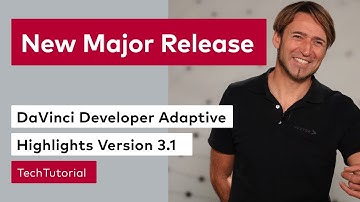 DaVinci Developer Adaptive 3.1 | Configuration Tool #VectorTechTutorial