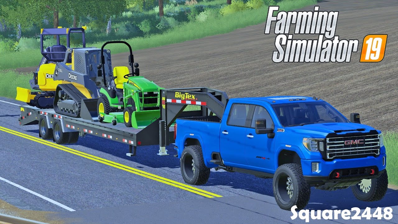 Hot Shot Trucking In IOWA! | Deere Equipment | GMC 2500 AT4 | Deere ...