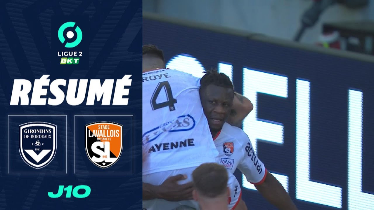 FC GIRONDINS DE BORDEAUX - STADE LAVALLOIS MFC (0 - 1) - Résumé - (GdB - Laval) / 2023-2024